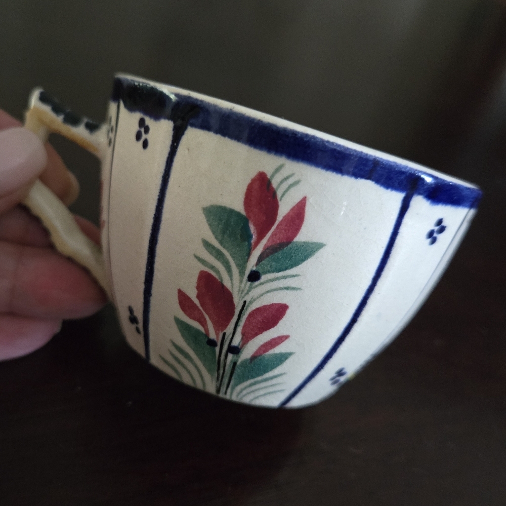 Antique Henriot Quimper Teacup